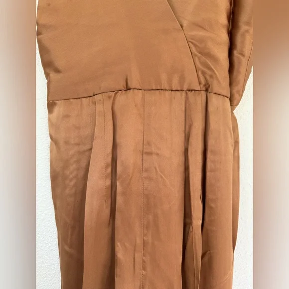 Satin Copper Jumpsuit - Picture 4 of 7